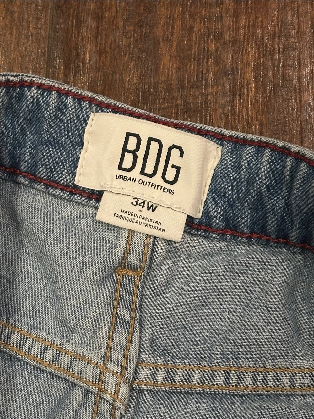 Urban Outfitters BDG Light Blue Relaxed Wide-Leg Jeans